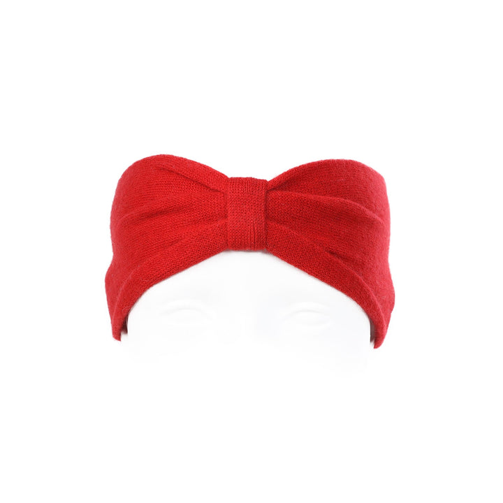 100% Cashmere Plain Ladies Headband Cardinal - Dunedin Cashmere