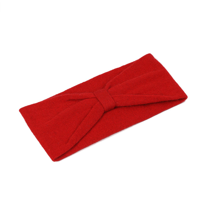 100% Cashmere Plain Ladies Headband Cardinal - Dunedin Cashmere