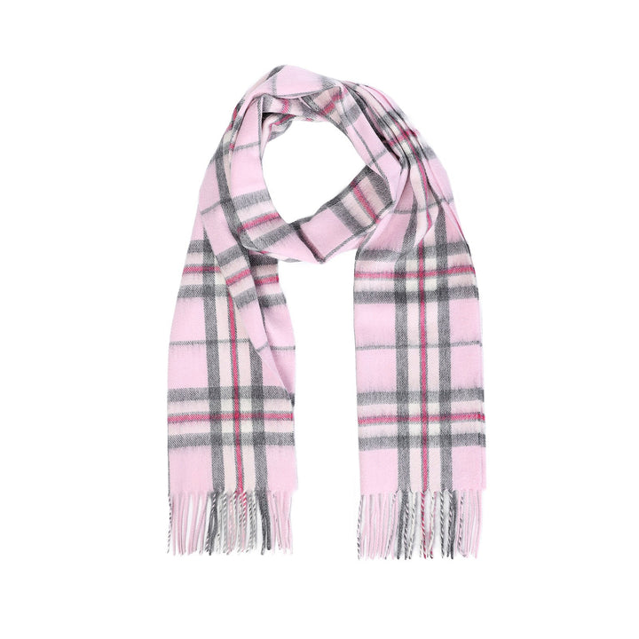 100% Cashmere Woven Scarf Dalton Thomson Pink - Dunedin Cashmere