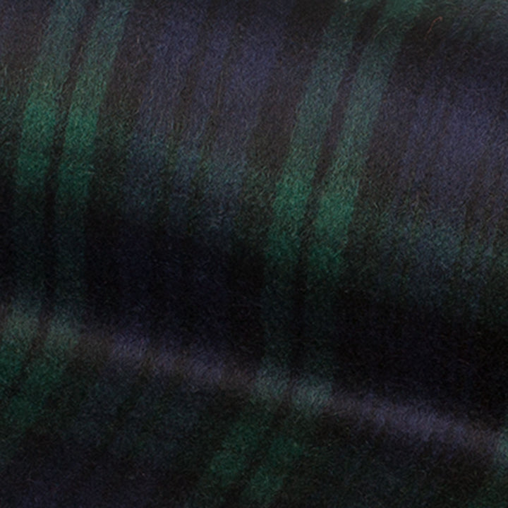 Pure Cashmere Tartan Blanket Black Watch