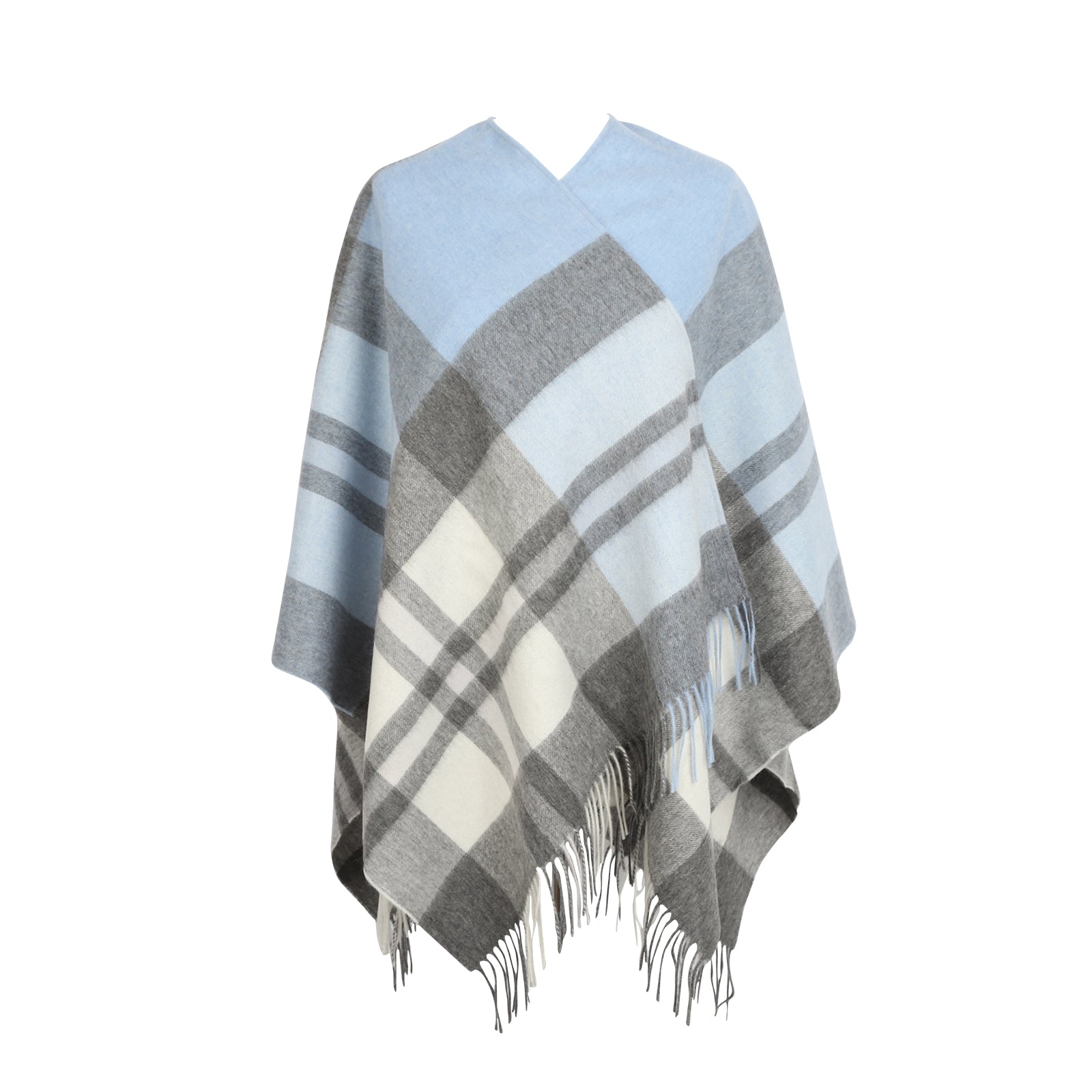 CHEQUER TARTAN 90/10 hotsell CASHMERE MINI CAPE