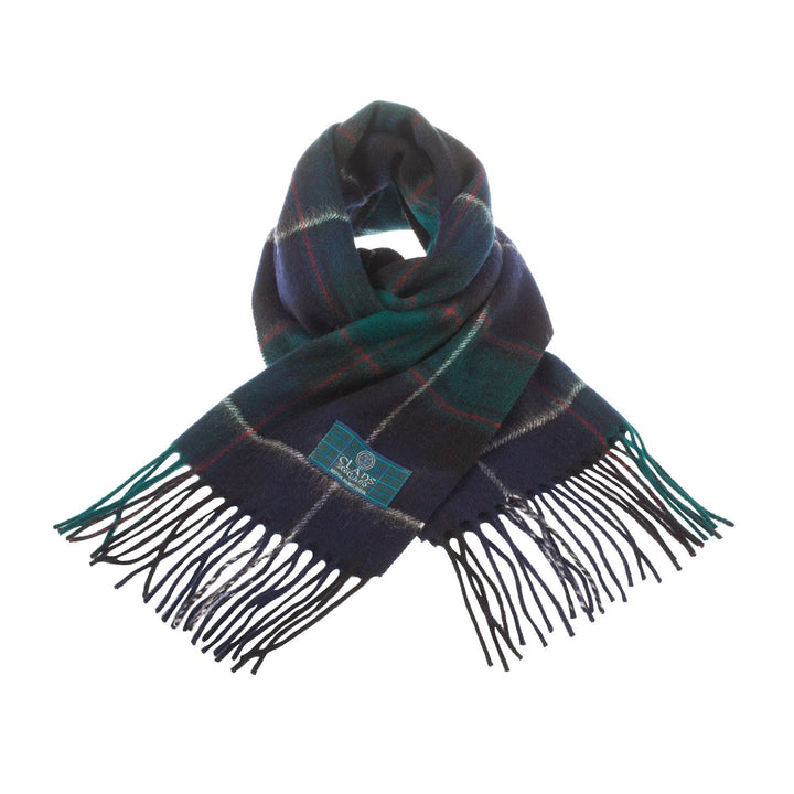 Lambswool Scottish Tartan Clan Scarf Macrae Hunting - Dunedin Cashmere