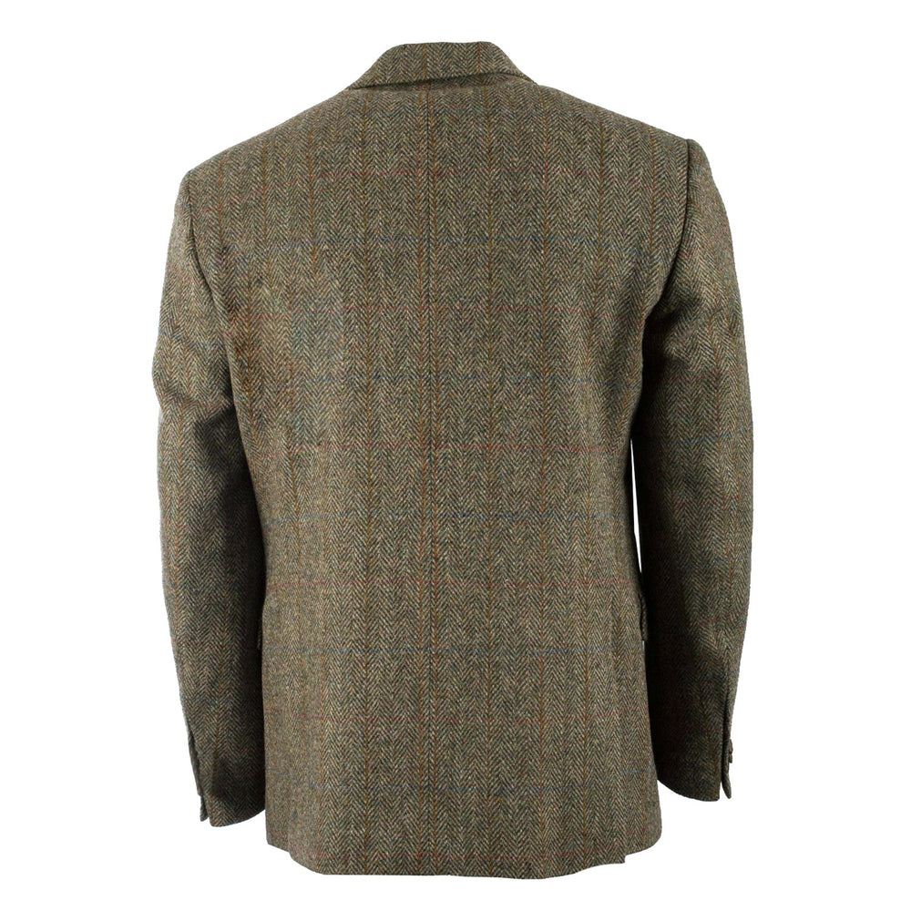Men's Barra Harris Tweed Jacket GREEN | Dunedin Cashmere