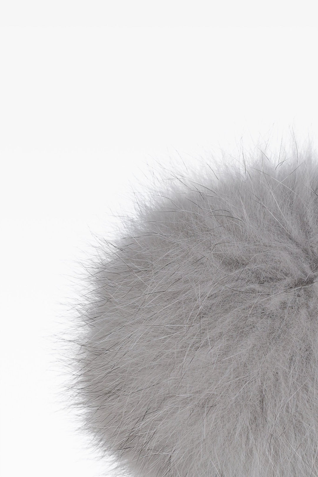 Real Fur Pom Pom - Medium - Dunedin Cashmere