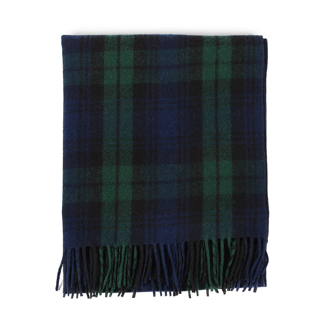 Tartan Knee Blanket Black Watch - Dunedin Cashmere